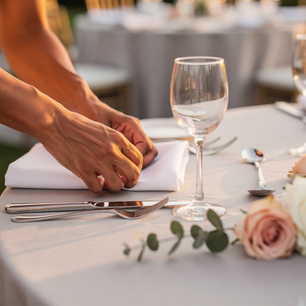 RSVP EVENT SPACE elegant wedding venue in Fullerton CA, showcasing a beautifully decorated reception area